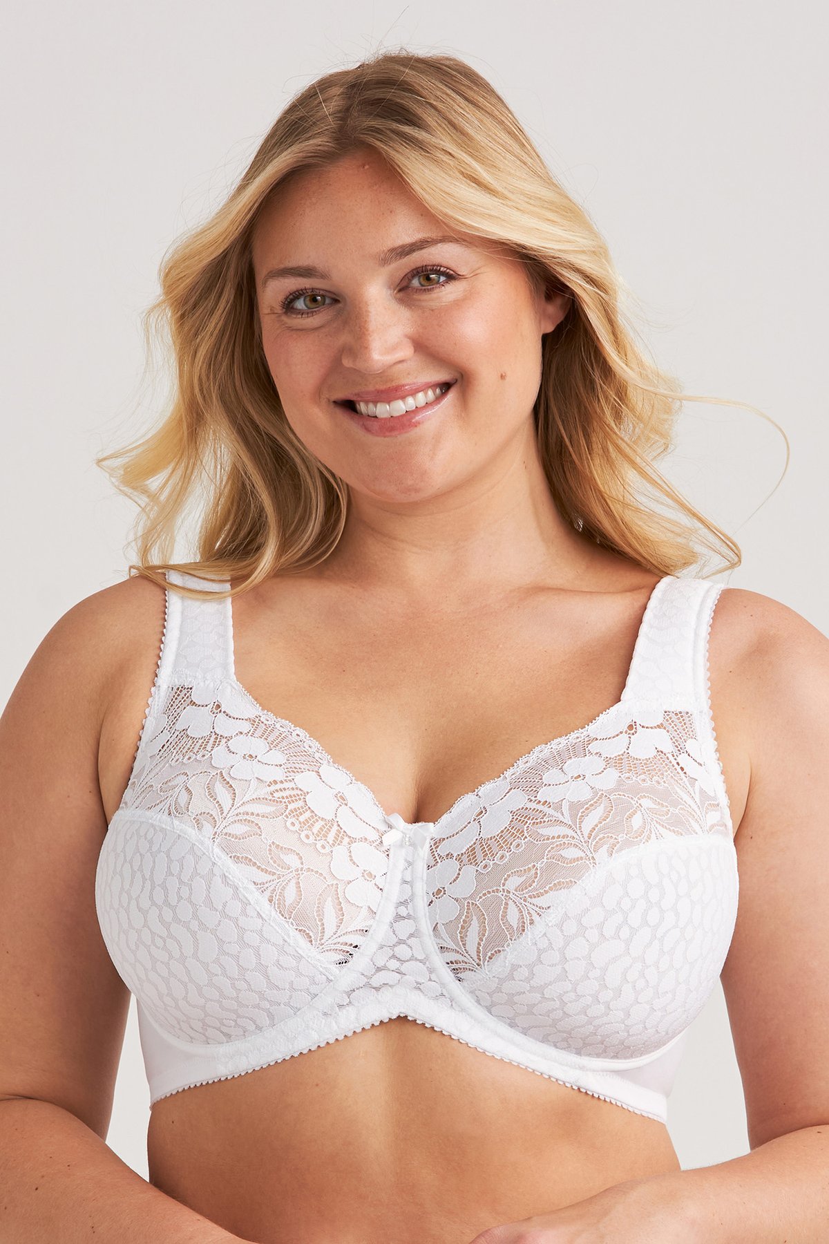 Jacquard & Lace Minimizer bra