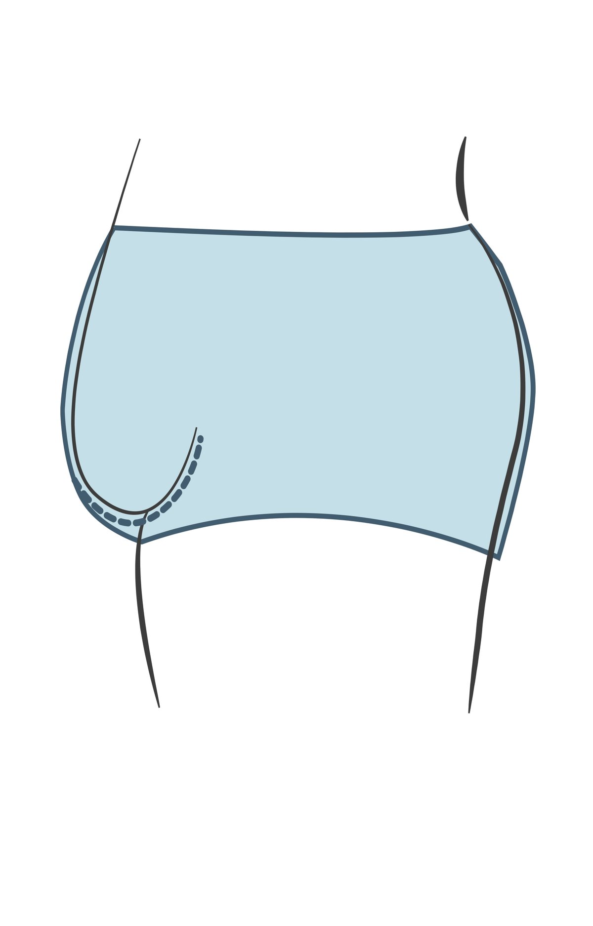 4-pack Freedom Skin-Relief Panty black