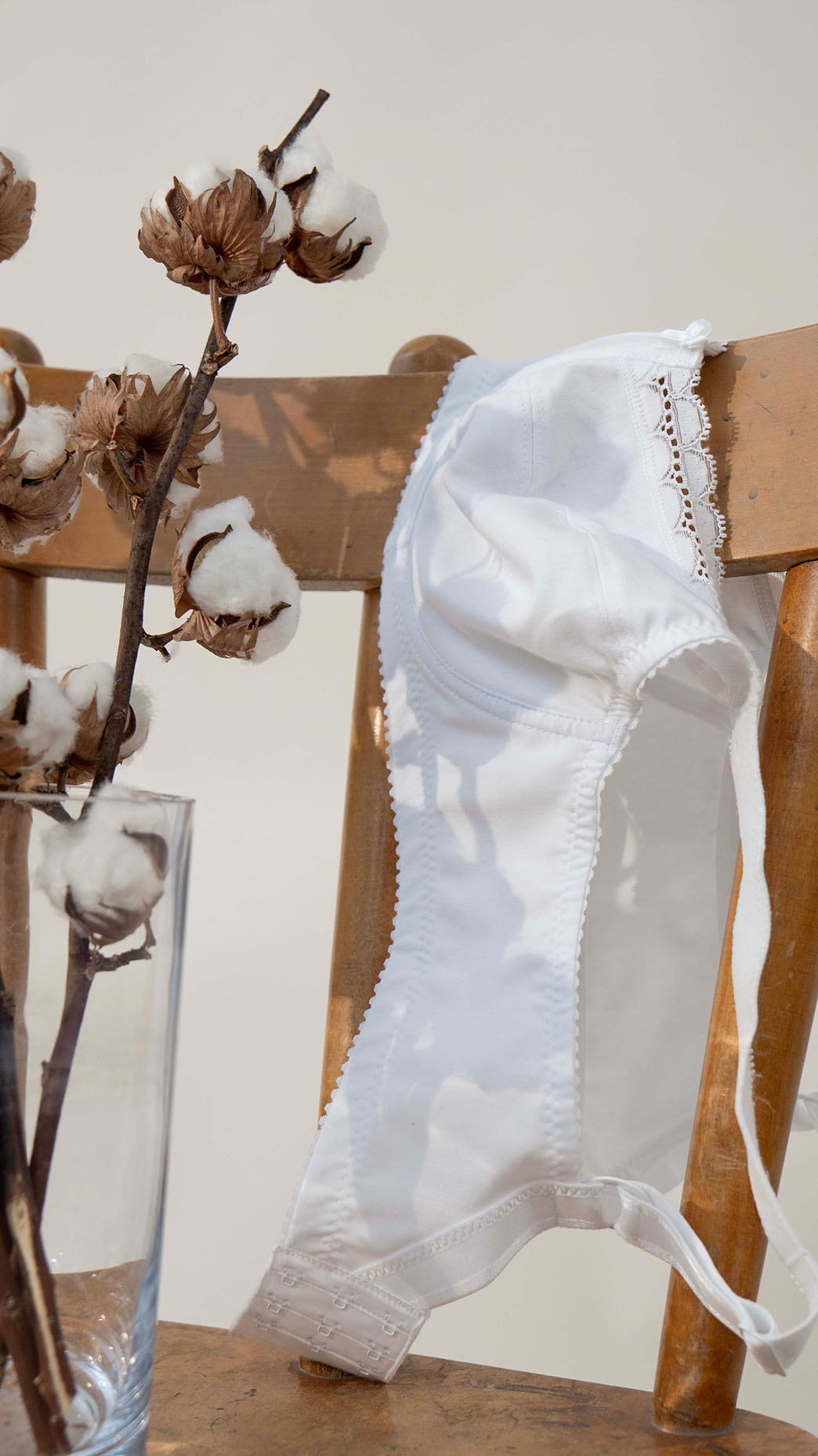 Cotton Comfort white detail