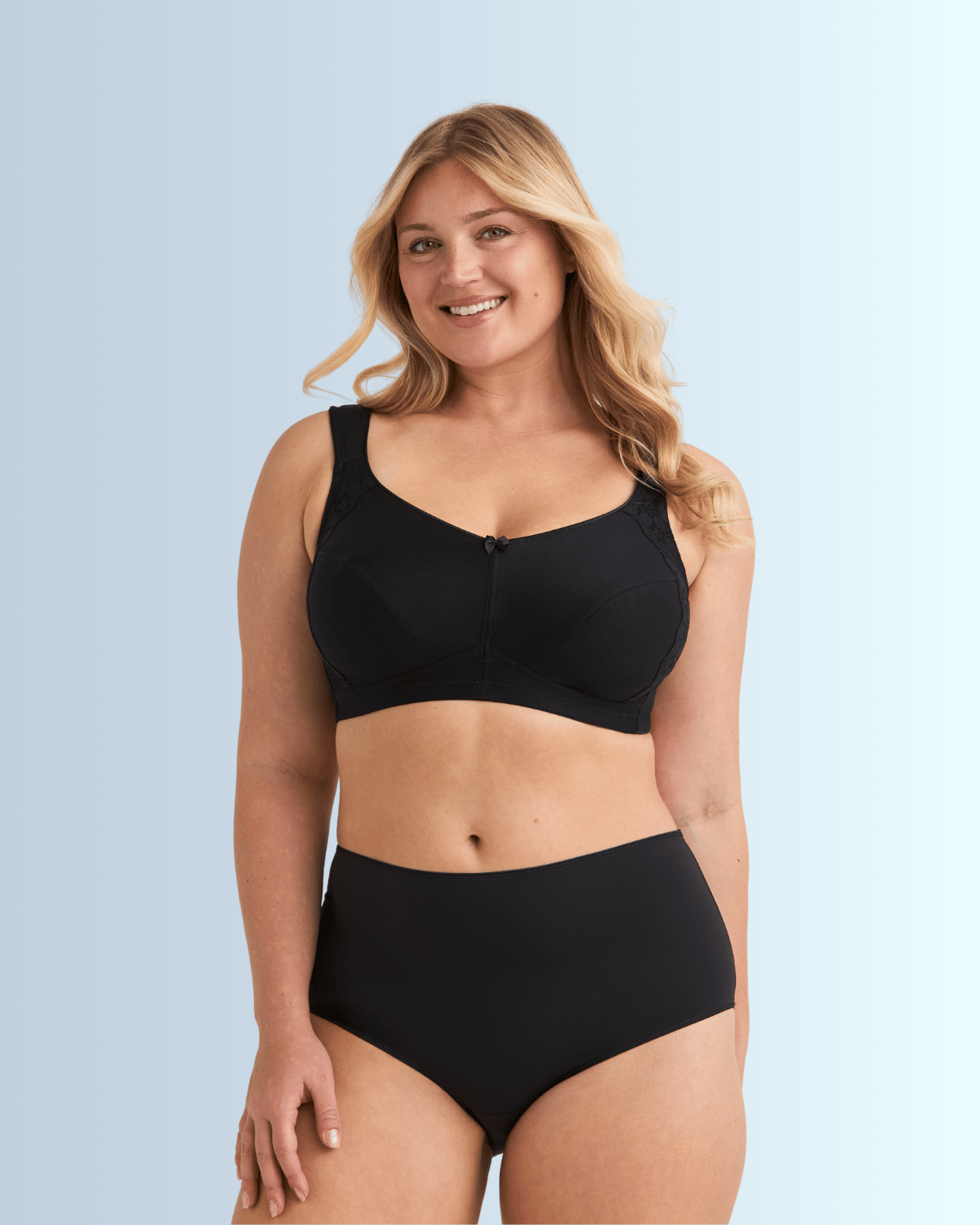 Ava mastectomy bra black