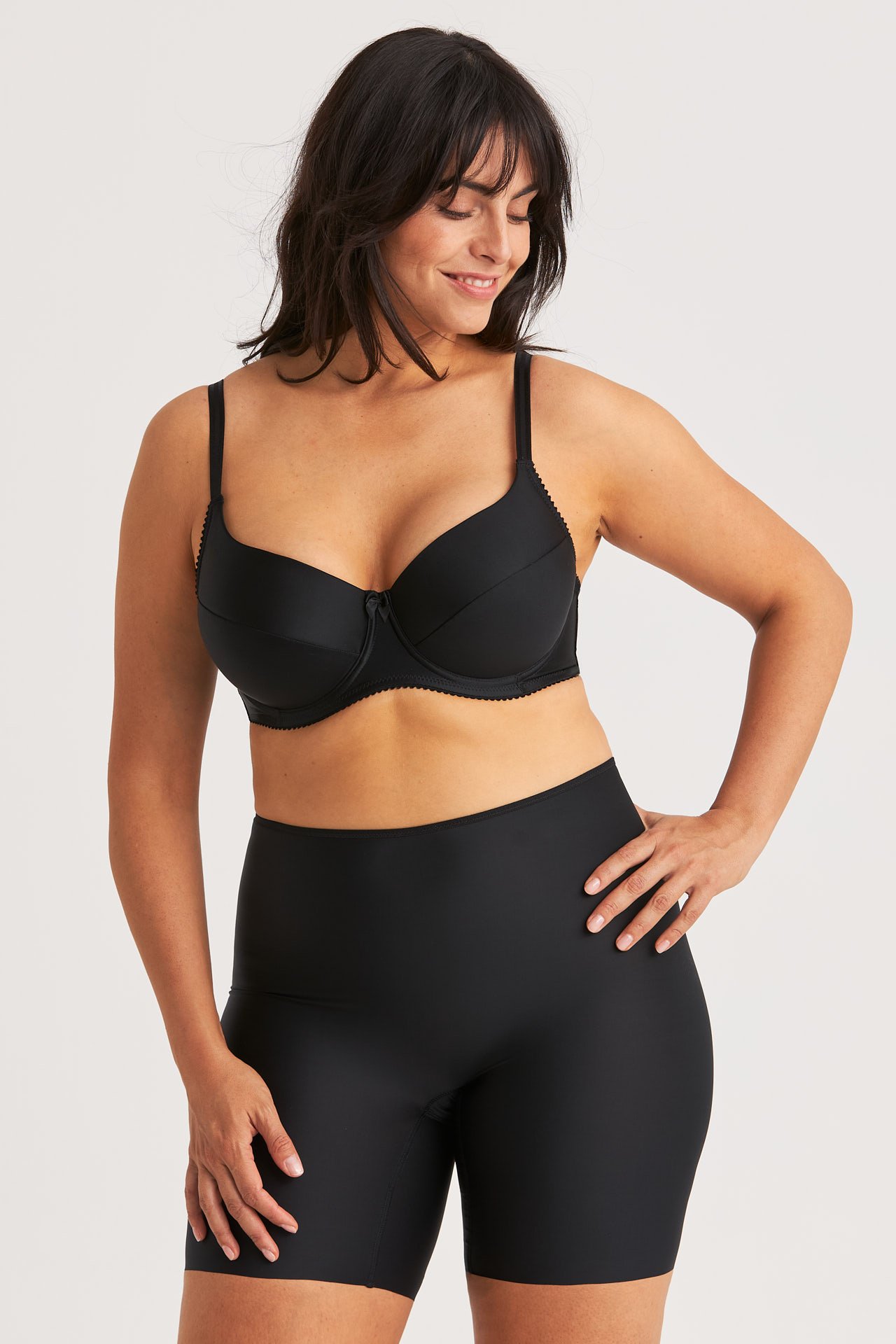 Joy underwired bra + cool sensation panty black