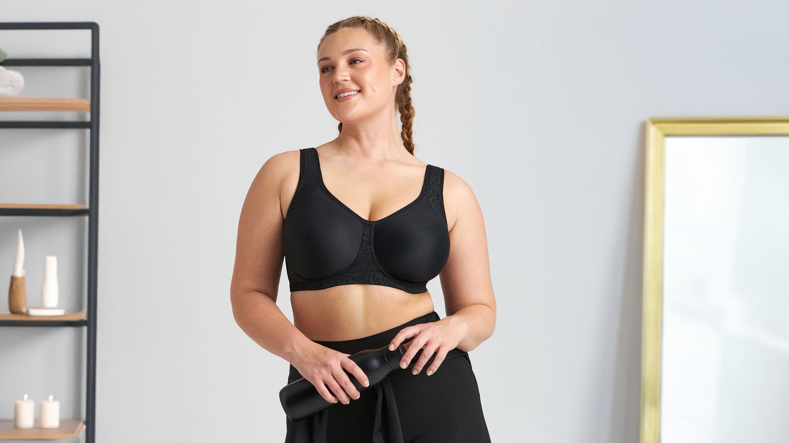 Exhale Comfort bra black